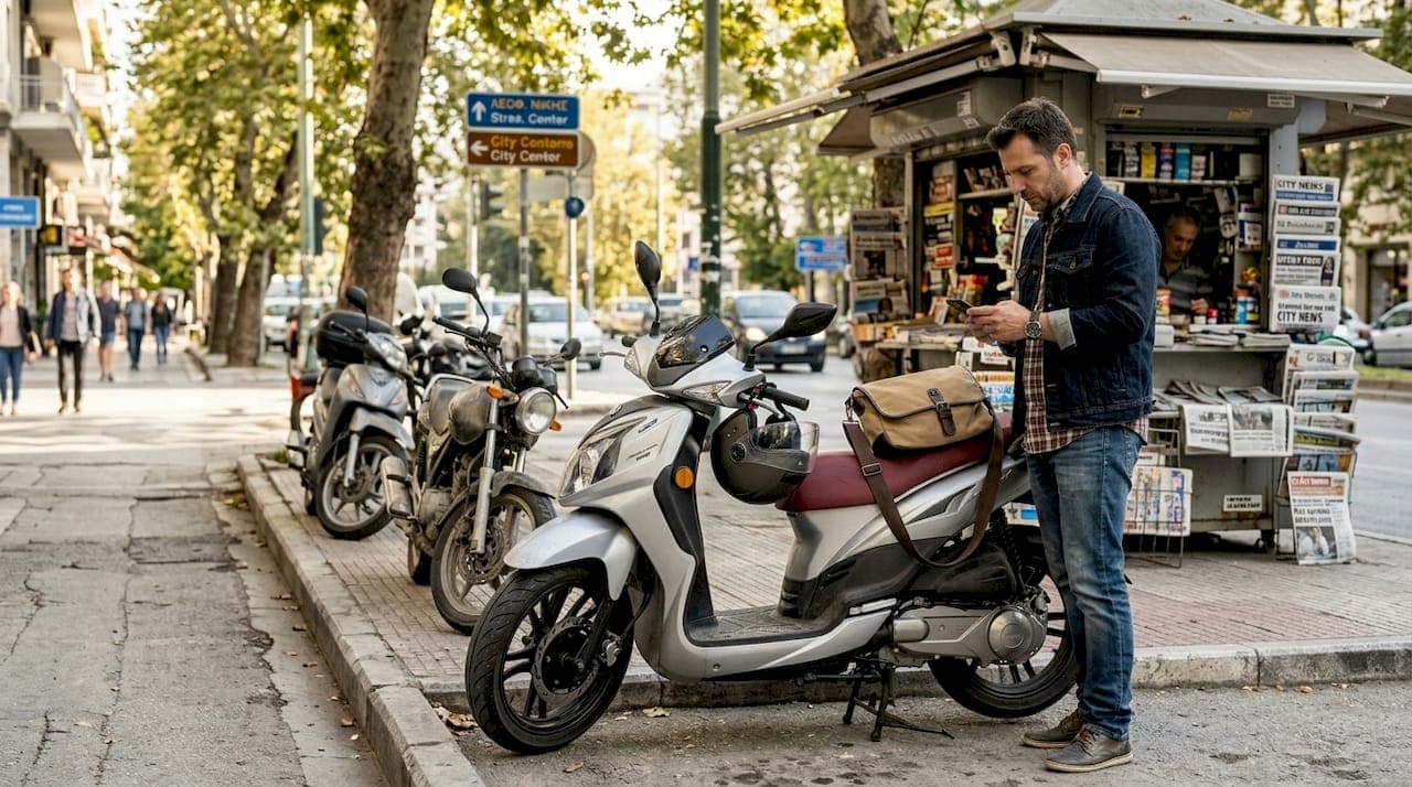 Motorcycle rental cost breakdown: Thessaloniki 2026