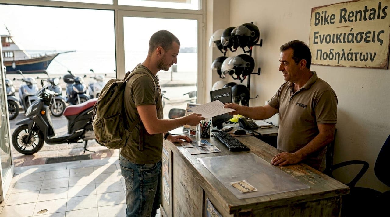 How to pick up your rental bike in Thessaloniki