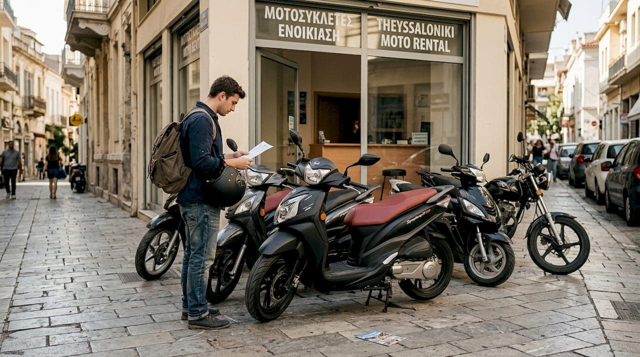 What is motorcycle rental? A traveler's guide to Thessaloniki