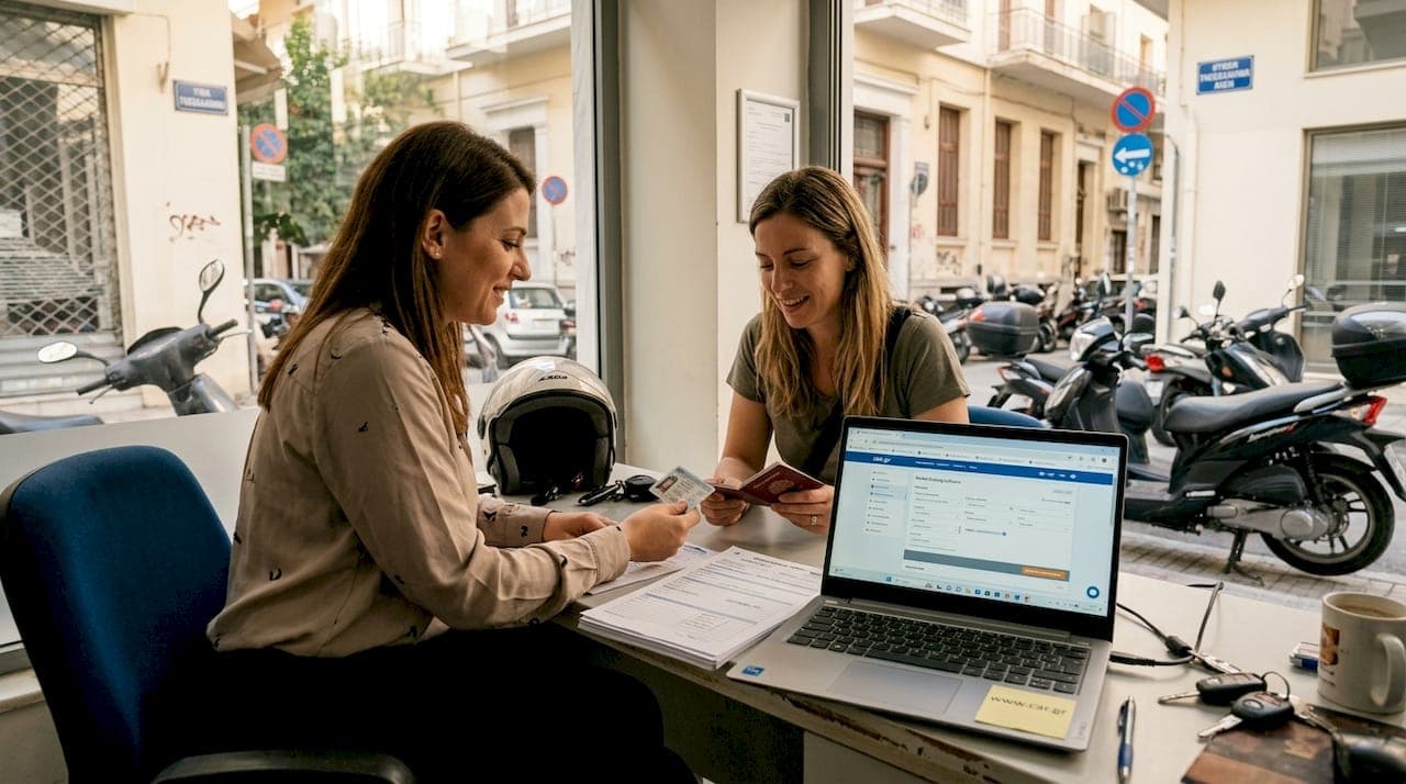 Scooter & motorcycle rental eligibility in Thessaloniki