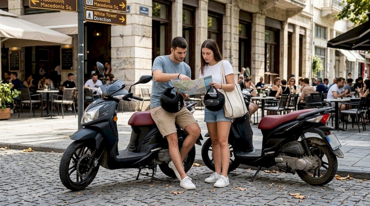 How to plan a scooter adventure in Thessaloniki & Halkidiki