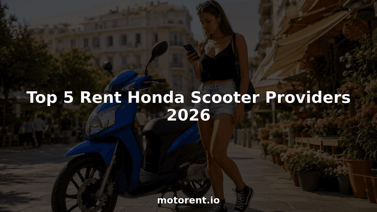 Top 5 Rent Honda Scooter Providers 2026