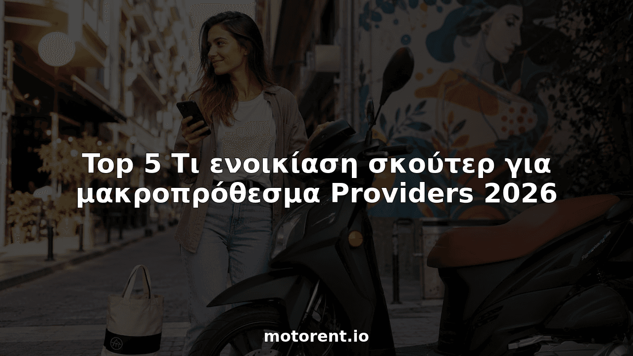 Top 5 Τι ενοικίαση σκούτερ για μακροπρόθεσμα Providers 2026